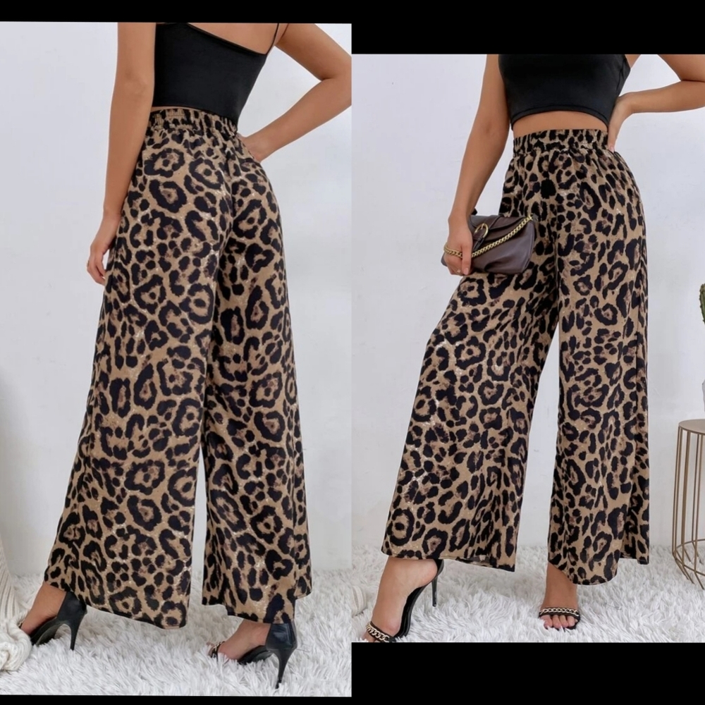 Leopard Print Pants